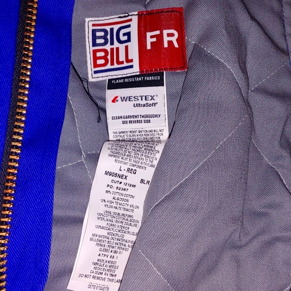 work coveralls INSULATED NEVER WORN reflective safety Fireproof - Picture 5 of 9